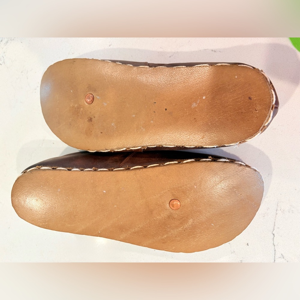 Handcrafted Leather Earthing Harmony Unisex Shoes European 41 Good Condition - Picture 3 of 10